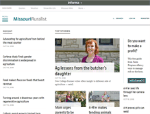 Tablet Screenshot of missouriruralist.com